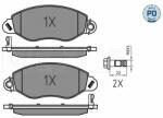 MEYLE set placute frana, frana disc MEYLE -PD: Advanced performance and design. 025 234 3418/PD (025 234 3418/PD)