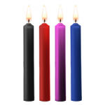 Ouch! Teasing Wax Candles Parafin 4-pack Mixed Colors - superlove