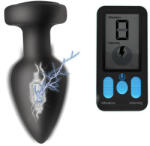 Zeus Electrosex E-Stim Pro Silicone Vibrating Anal Plug with Remote