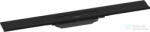 Hansgrohe RAINDRAIN FLEX zuhanyfolyóka színkészlet 700 mm, méretre vágható, fali illesztéshez, matt fekete 56050670 (56050670)