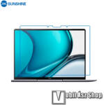 SUNSHINE Hydrogel TPU laptop képernyővédő fólia - Ultra Clear, ÖNREGENERÁLÓ! - 1db, a teljes képernyőt védi! - HUAWEI MateBook 13S
