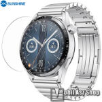 SUNSHINE Hydrogel TPU okosóra képernyővédő fólia - Ultra Clear, ÖNREGENERÁLÓ! - 1db, a teljes képernyőt védi - HUAWEI Watch GT 3 Pro 46mm