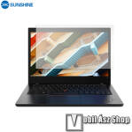 SUNSHINE Hydrogel TPU laptop képernyővédő fólia - Ultra Clear, ÖNREGENERÁLÓ! - 1db, a teljes képernyőt védi! - LENOVO ThinkPad L14