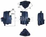 MAHLE filtru combustibil MAHLE KL 469 (KL 469) - automobilus