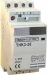 Tracon Electric Contactor modular de instalaţii 230/400V, 50Hz, 3P, 3×NO, 20/7A, 4/1, 2kW, 24V AC (THK3-20-24)