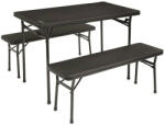 Outwell Pemberton Picnic Set asztal padokkal fekete