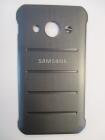 Samsung G388F Galaxy Xcover 3 akkufedél (hátlap) fekete, szürke OEM