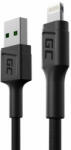 Green Cell Green Cell GC PowerStream USB-A - Lightning 30cm Cablu de date și încărcare Apple 2.4A Apple 2.4A (KABGC24)
