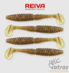 Reiva Zander Power Shad Gumihal 8cm 5 db/csomag - Barna Flitter (9901-804)