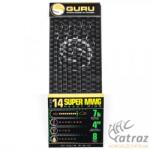 Guru Előkötött Feeder Horog Méret: 14 - Guru SMWG Standard Hair 4" (0.19mm) (GRR167)