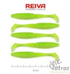 Reiva Zander Power Shad Neonzöld-Csillám Gumihal - Reiva Gumihal 8 cm 5 db/csomag (9901-842)