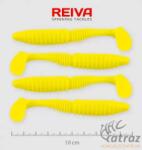 Reiva Zander Power Shad Gumihal 10cm 4 db/csomag - Citromsárga (9901-102)