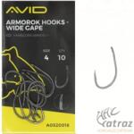 Avid Carp Armorok Wide Gape Méret: 4 - Avid Szakállas Pontyozó Horog (A0520018)