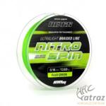Nevis Nitro Spin Fluo Green Fonott Zsinór - 0, 07mm Pergető Zsinór 100 méter (3235-007)