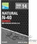 Preston Innovations Preston Natural N-40 Barbed Méret: 14 - Preston Innovations Keszegező Horog (P0150075)