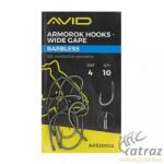 Avid Carp Armorok Wide Gape Barbless Méret: 4 - Avid Szakállnélküli Pontyozó Horog (A0520022)