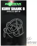 Korda Kurv Shank Barbless Horog Méret: 10 - Korda Kurv Shank Szakállnélküli Pontyozó Horog (KKSB10)