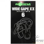 Korda Wide Gape XX Erősített Pontyozó Horog - Méret: 6 (KWGXX6)