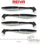 Reiva Zander Power Shad Fekete-Ezüst Gumihal - Reiva Gumihal 10 cm 4 db/csomag (9901-141)
