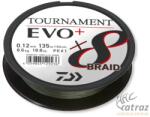 Daiwa Tournament X8 Braid Evo+ Dark Green Fonott Pergető Zsinór - Daiwa 135 méter 0, 20mm (12760-020)