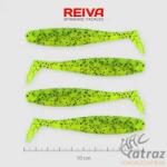 Reiva Flat Minnow Shad Zöld Flitter Gumihal - Reiva Műcsali 10 cm 4 db/csomag (9902-105)