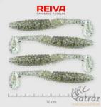 Reiva Zander Power Shad Gumihal 10cm 4 db/csomag - Ezüst Flitter (9901-107)