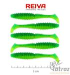 Reiva Zander Power Shad Zöld-Csillám Gumihal - Reiva Gumihal 8 cm 5 db/csomag (9901-843)