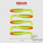 Reiva Flat Minnow Shad Zöld-Piros-Flitter Gumihal - Reiva Műcsali 7, 5 cm 5 db/csomag (9902-804)