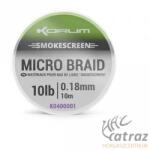 Korum Smokescreen Micro Braid 0, 18mm 10 Méter - Korum Fonott Előkezsinór (K0400001)