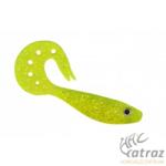 Nevis Twister Shad Vantage 9 cm Sárga Csillám - Nevis Gumihal 3 db/csomag (9509-010)