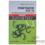 Korum Supersteel Penetrator Barbed Méret: 12 - Korum Pontyozó Horog (K0310088)