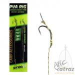 STÉG PRODUCT Előkötött Curve Shank Horog Csalitüskével - Előkötött PVA Horog - Hossz: 12cm Méret: 6 (8107-406)