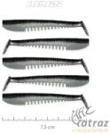 Nevis Impulse Shad Gumihal - Nevis Fekete-Szürke Gumihal 7, 5cm 5 db/cs (9721-841)