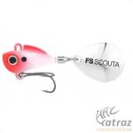 Spro Freestyle FS Scouta Jig Spinner 10 gramm - UV Red Head (4696-012)