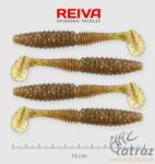 Reiva Zander Power Shad Gumihal 10cm 4 db/csomag - Barna Flitter (9901-104)