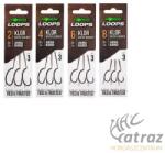 Korda Loop Rigs 30lb Klor Horoggal - Horog Méret: 8 - Korda Cserélhető Horogrész