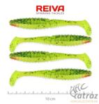 Reiva Zander Power Shad Fluosárga-Zöld Gumihal - Reiva Gumihal 10 cm 4 db/csomag (9901-146)