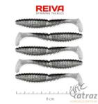 Reiva Zander Power Shad Ezüst-Csillám Gumihal - Reiva Gumihal 8 cm 5 db/csomag (9901-845)