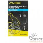 Avid Carp Armorok Wide Gape Barbless Méret: 8 - Avid Szakállnélküli Pontyozó Horog (A0520024)