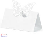  Pillangó mintás papír ültetőkártya