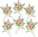 Decorer Set 6 flori artificiale Anemone roz 16 cm (A54.42.05)