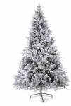 Decorer Brad artificial verde decorat cu zapada artificiala Canada Ø 160 cm x 240 cm (A54.43.07)