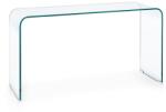 Bizzotto Consola din sticla transparenta Iride 125 cm x 40 cm x 70 h (5732108)