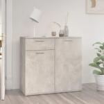 vidaXL Servantă, gri beton, 80x36x75 cm, PAL (805774) Comoda