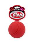 PET NOVA DOG LIFE STYLE Minge de tenis pentru caini, rosie, aroma de vita, 5 cm - fera - 5,67 RON