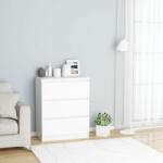 vidaXL Servantă, alb, 60 x 35 x 76 cm, lemn prelucrat (801382) Comoda