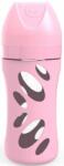 Twistshake Стъклено шише против колики Twistshake - Розово, 260 ml (78582) - ozone