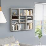 vidaXL Raft de perete, gri beton, 90 x 16 x 78 cm, PAL (802943) Raft
