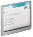 DURABLE Információs tábla, 149x105, 5 mm, DURABLE CLICK SIGN , szürke (DB486137) - papirdepo