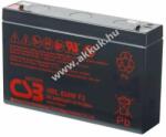 CSB-Battery Ólom akku CSB / Hitachi típus HRL 634W F2 6V 34W/Cell/1, 67V/15Min 6V 9Ah